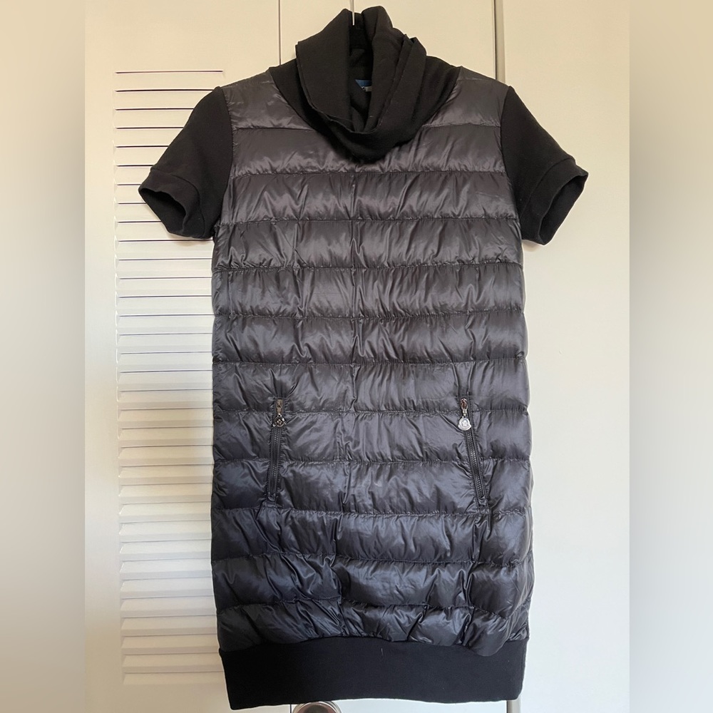 Authentic Pre-owned Moncler Abito Quilted Tunic Dress size M
